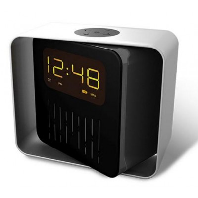 Rotatable Bluetooth Speaker With Alarm Clock* Rotatable Bluetooth Speaker With Alarm Clock*
